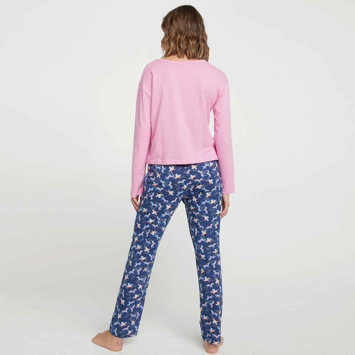 SYBILLA - Polera Pijama Mujer Sybilla