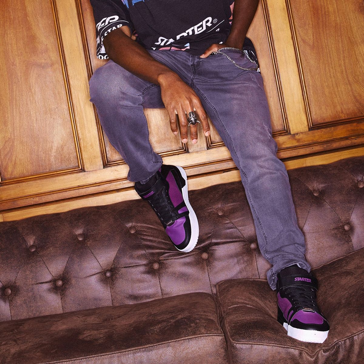 STARTER - Starter Zapatilla Urbana Hombre Negro