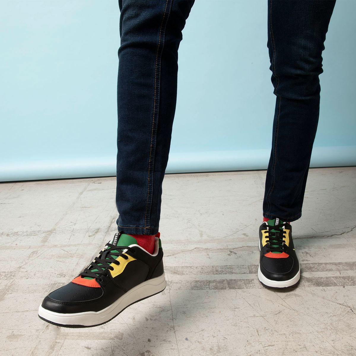 BEARCLIFF - Zapatilla Urbana Hombre Negro Bearcliff