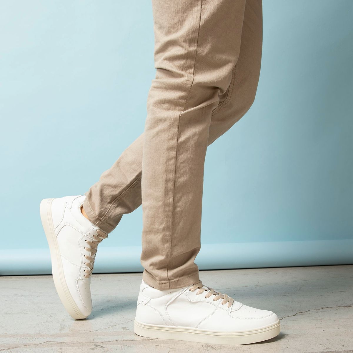 BEARCLIFF - Zapatilla Urbana Hombre Blanco Bearcliff