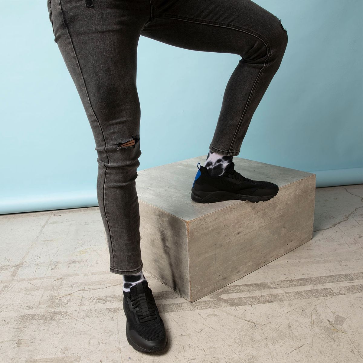 BEARCLIFF - Zapatilla Urbana Hombre Negro Bearcliff