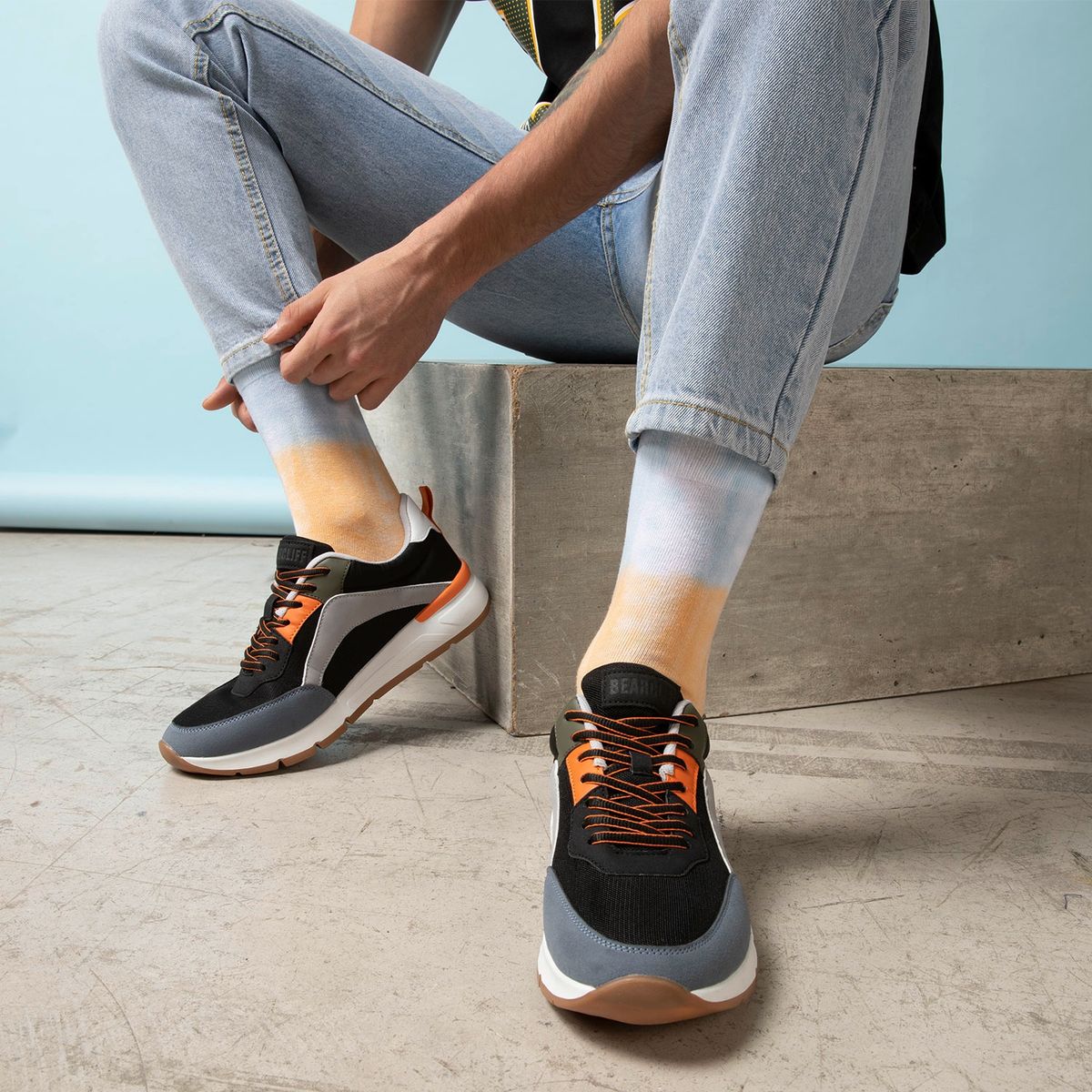 BEARCLIFF - Zapatilla Urbana Hombre Multicolor Bearcliff