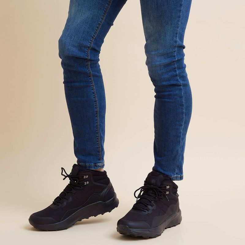 MOUNTAIN GEAR - Zapatilla Outdoor Hombre Negro Mountain Gear