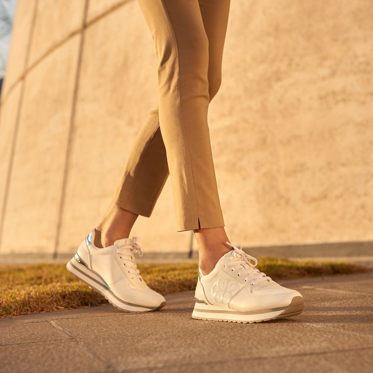 CECILIA BOLOCCO - Zapatilla Urbana Mujer Blanco Cecilia Bolocco