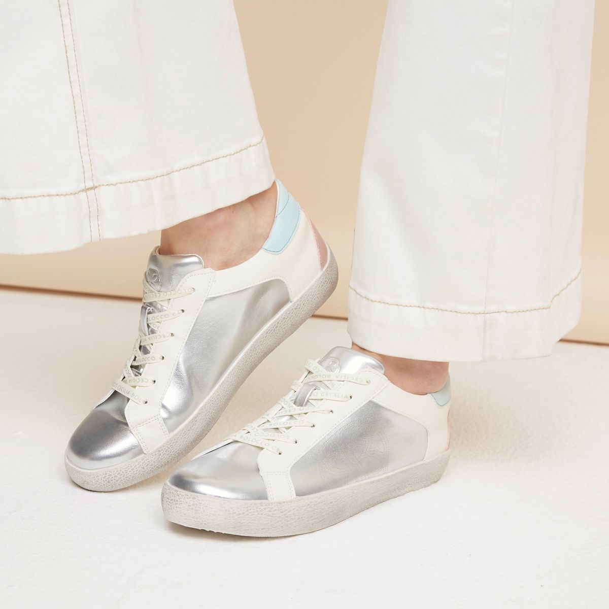 CECILIA BOLOCCO - Zapatilla Urbana Mujer Gris Cecilia Bolocco