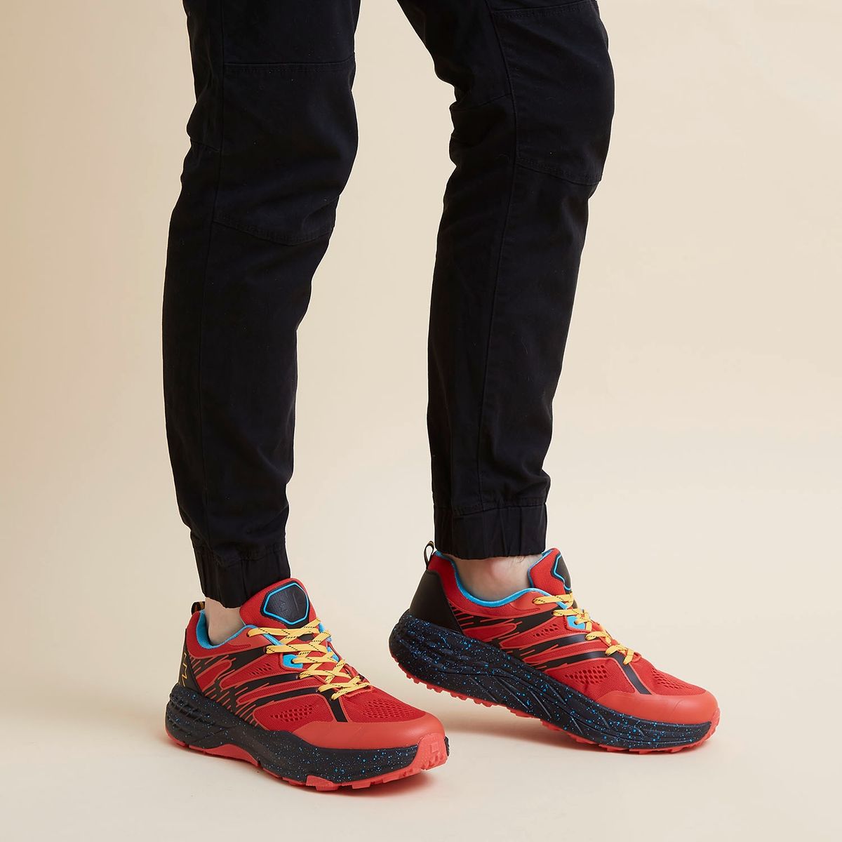 MOUNTAIN GEAR - Plomo Zapatilla Outdoor Hombre Rojo Mountain Gear