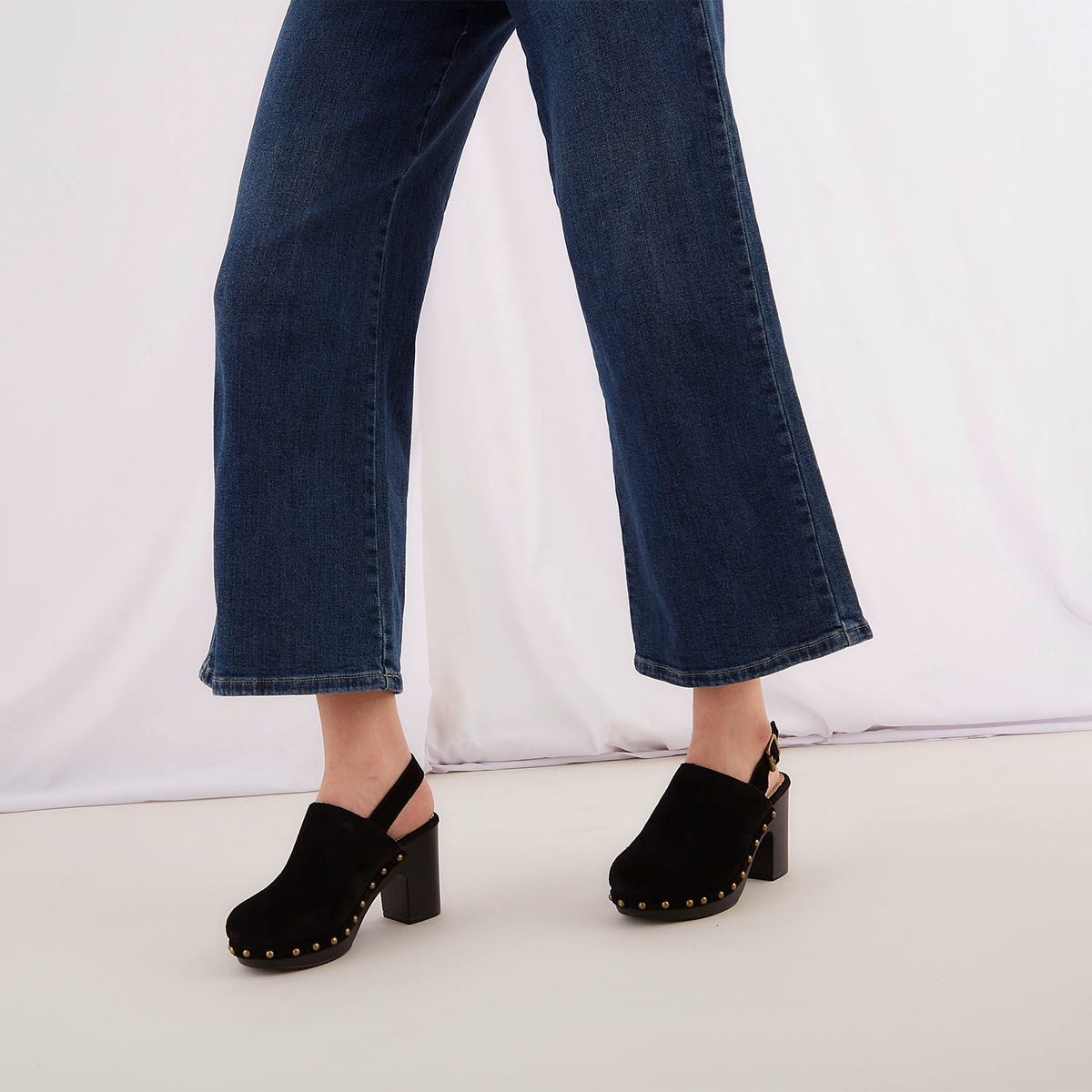 APOLOGY - Zapato Casual Mujer Gamuza Negro Apology