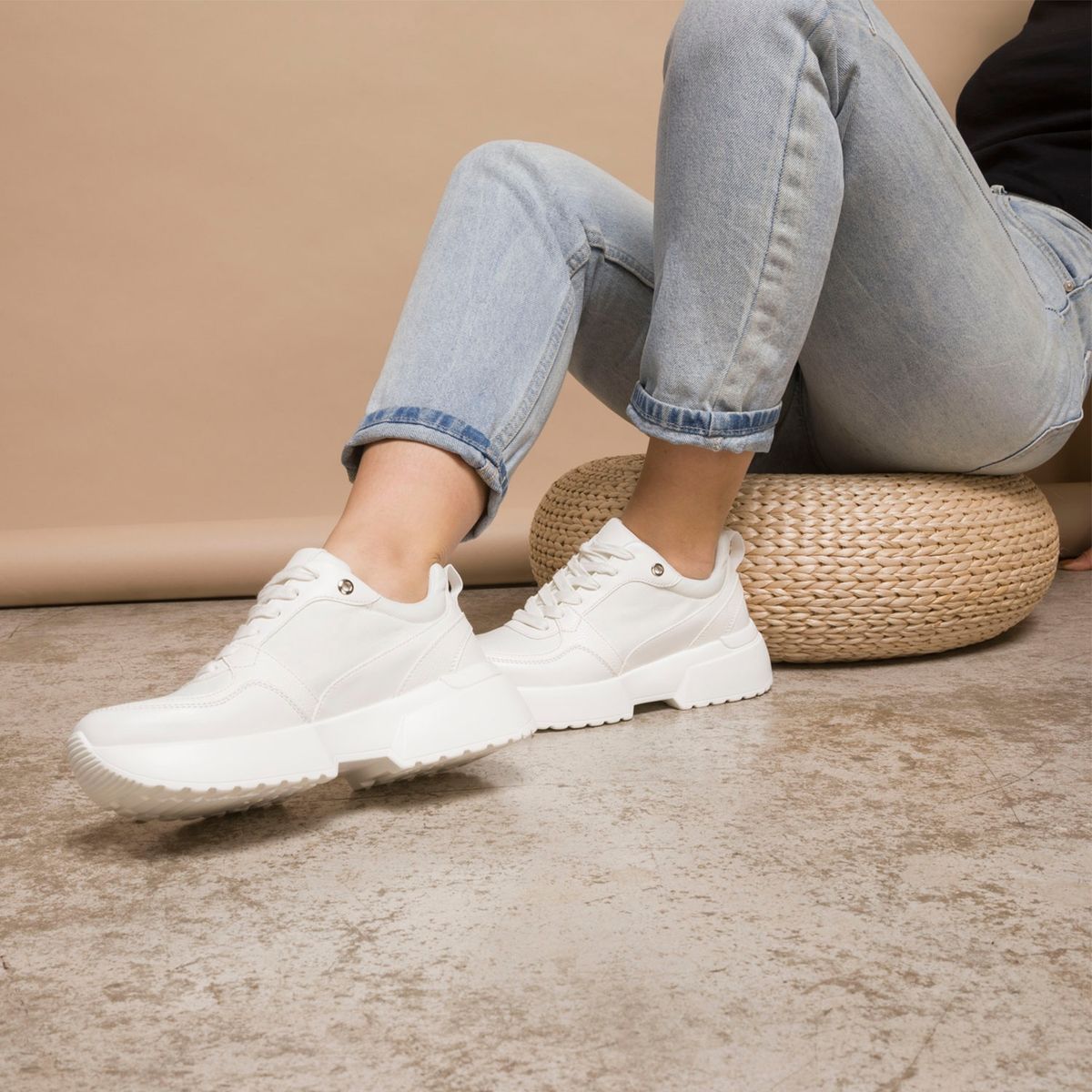 BASEMENT - Zapatilla Urbana Mujer Basement Blanca