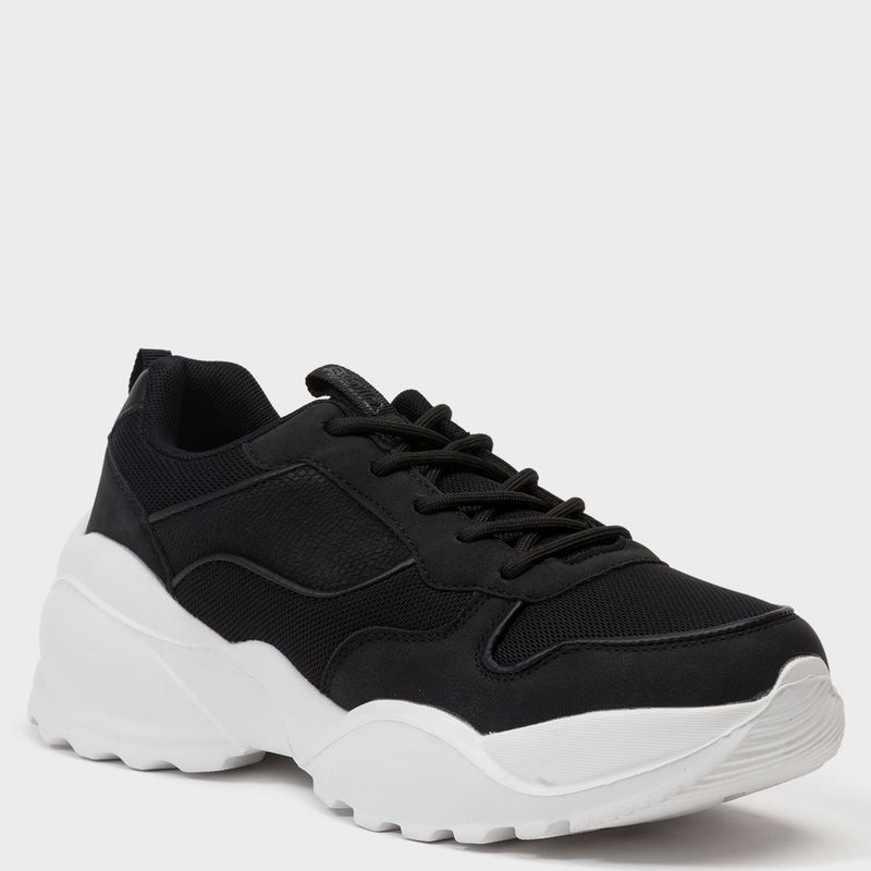 SYBILLA - Zapatilla Urbana Mujer Negro Sybilla