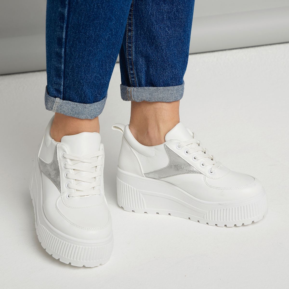 SYBILLA - Zapatilla Urbana Mujer Blanco Sybilla