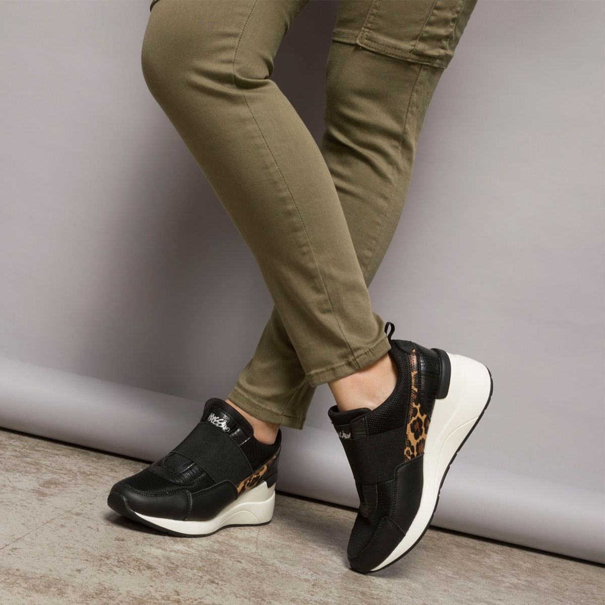 MOSSIMO - Zapatilla Urbana Mujer Negro Mossimo