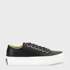 AMERICANINO - Zapatilla Urbana Cuero Negro Mujer