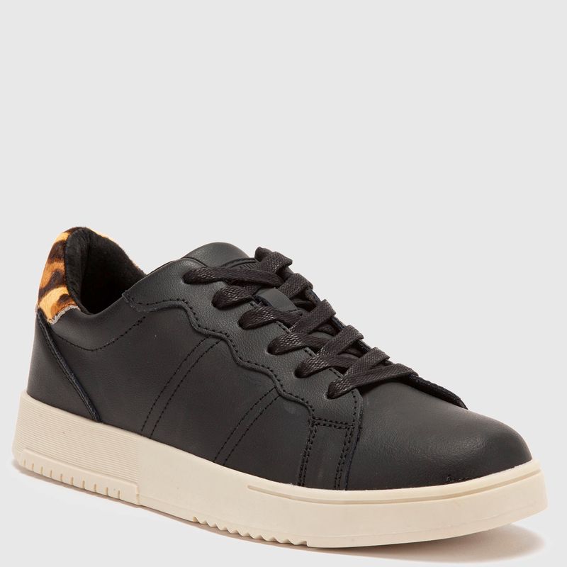 AMERICANINO - Balu Zapatilla Urbana Mujer Cuero Negra Americanino