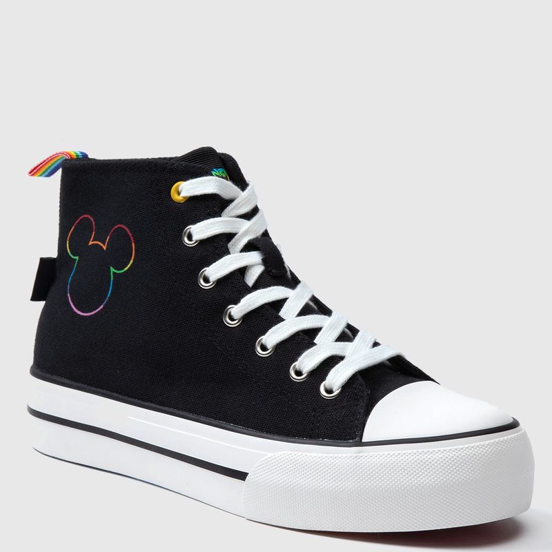 DISNEY - Zapatilla Urbana Mujer Negro Disney
