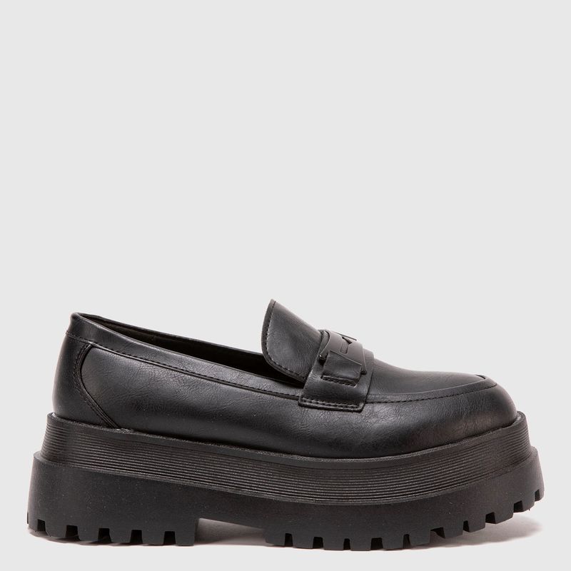 SYBILLA - Temok Mocasin Mujer Negro Sybilla