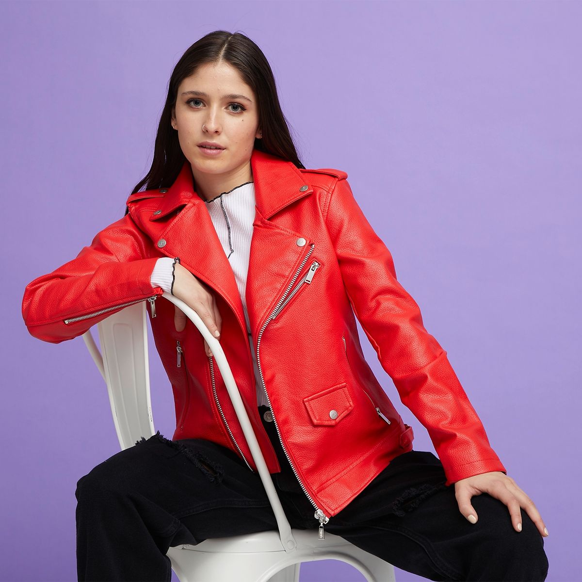 SYBILLA - Sybilla Chaqueta Ecocuero Mujer