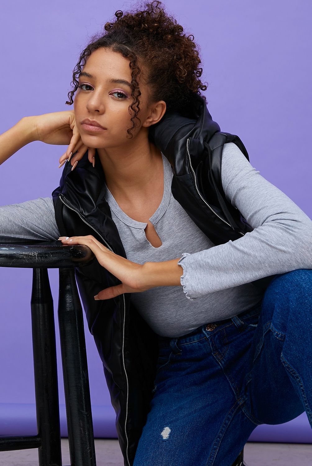 SYBILLA - Sybilla Chaqueta Ecocuero Mujer
