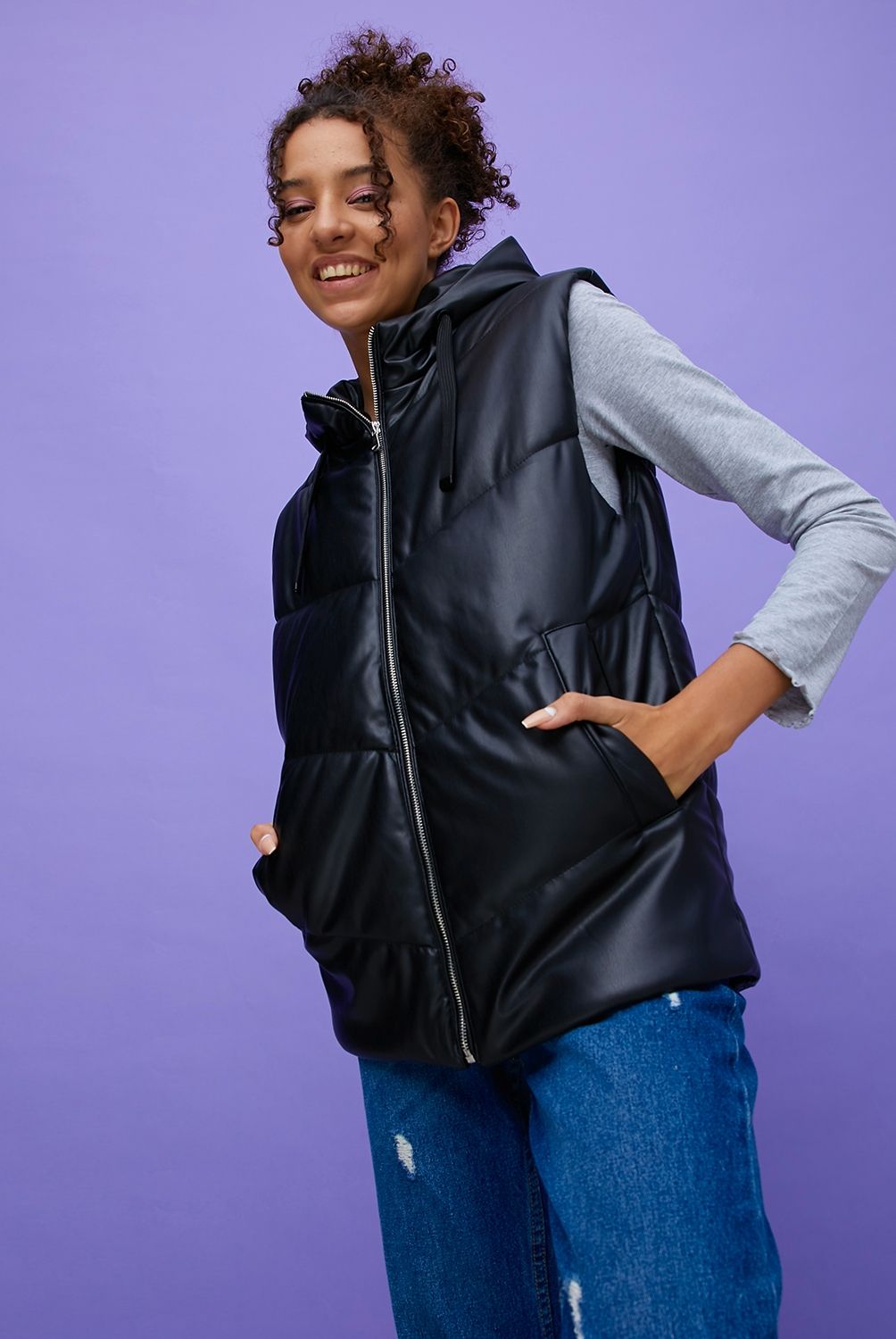 SYBILLA - Sybilla Chaqueta Ecocuero Mujer
