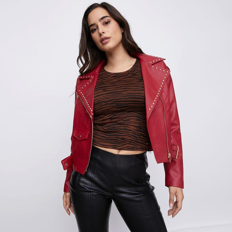 MOSSIMO - Mossimo Chaqueta Ecocuero Mujer