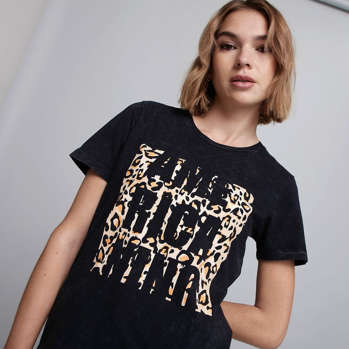 AMERICANINO - Americanino Polera Manga Corta Algodón Mujer