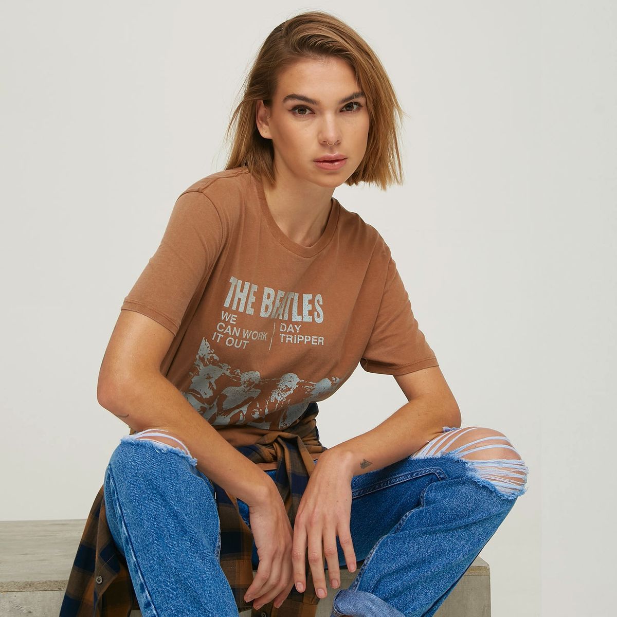 AMERICANINO - Americanino Polera Manga Corta Mujer