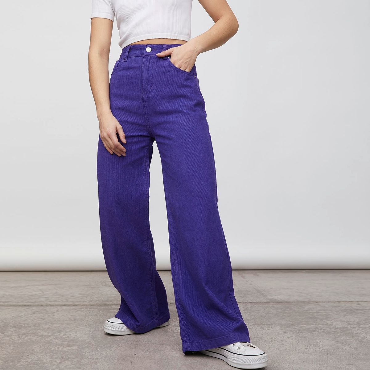AMERICANINO - Americanino Pantalón Wide Leg Tiro Alto Mujer