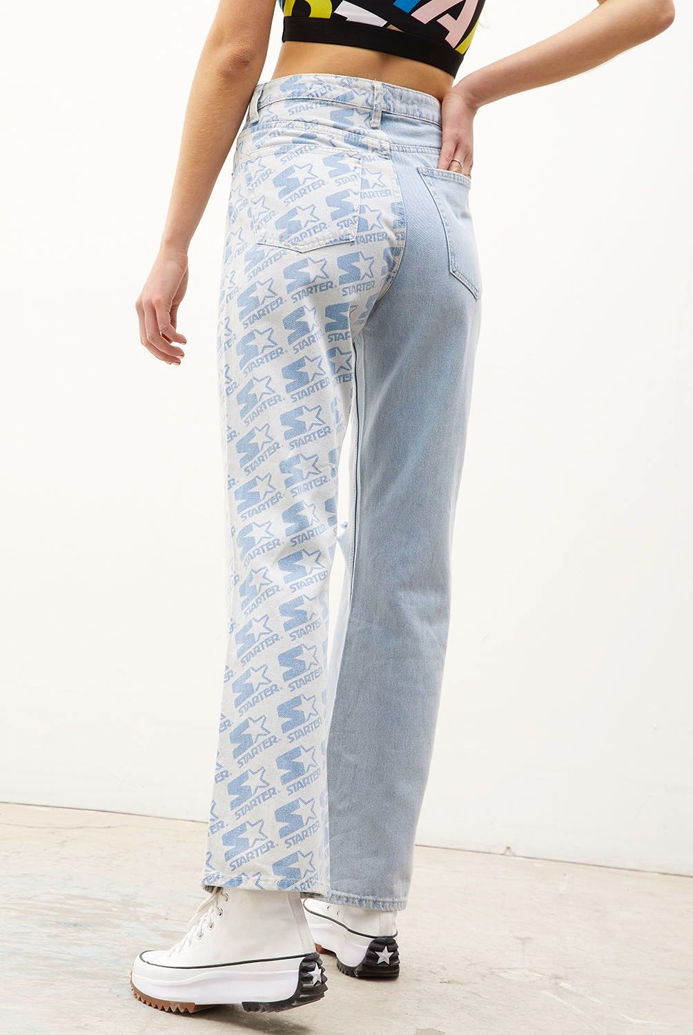 SYBILLA - Sybilla Jeans Wide Leg Tiro Alto Mujer