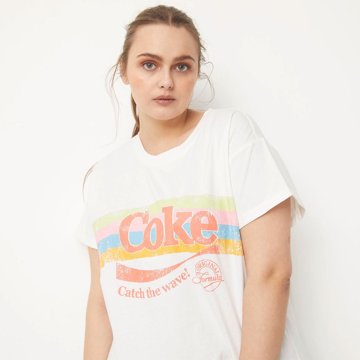 BASEMENT - Polera Manga Corta Algodón Orgánico Mujer Basement