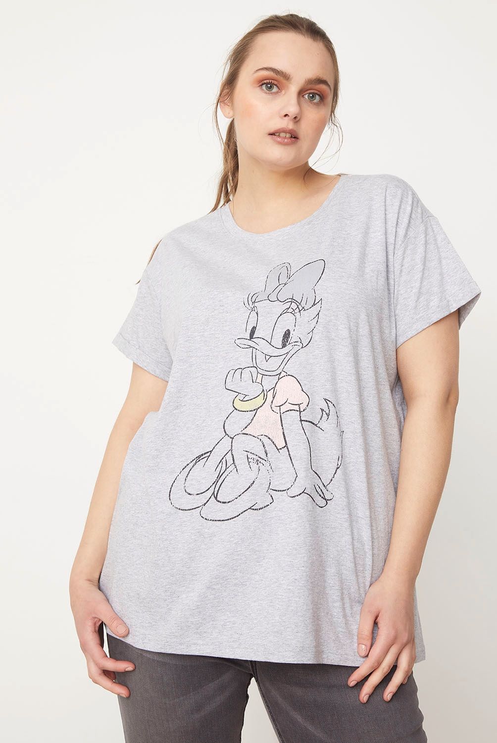 BASEMENT - Polera Manga Corta Algodón Orgánico Mujer Basement