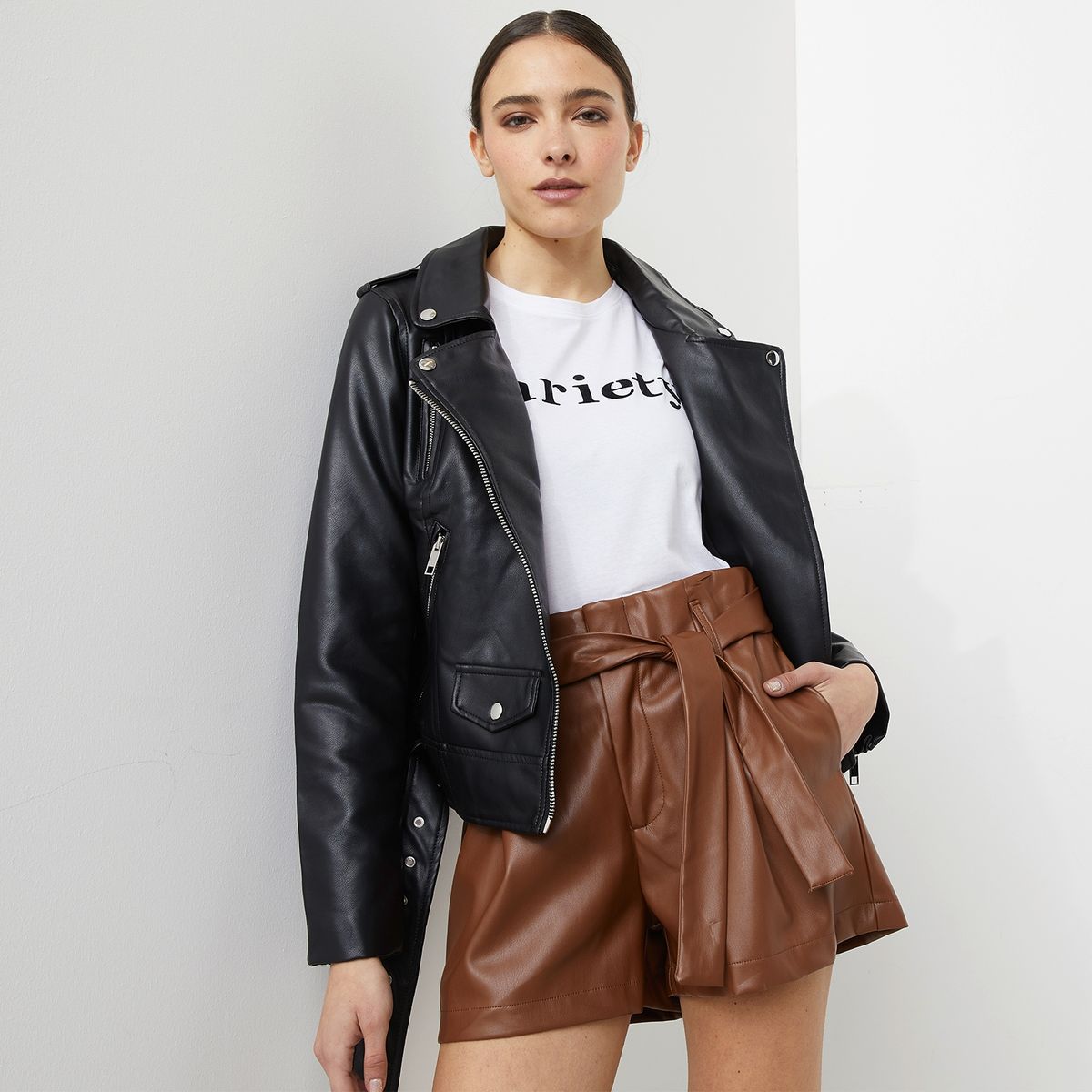 BASEMENT - Basement Chaqueta Zero Cuero  Mujer