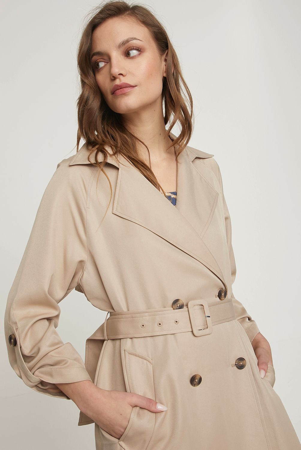 BASEMENT - Basement Abrigo Largo Mujer Trench