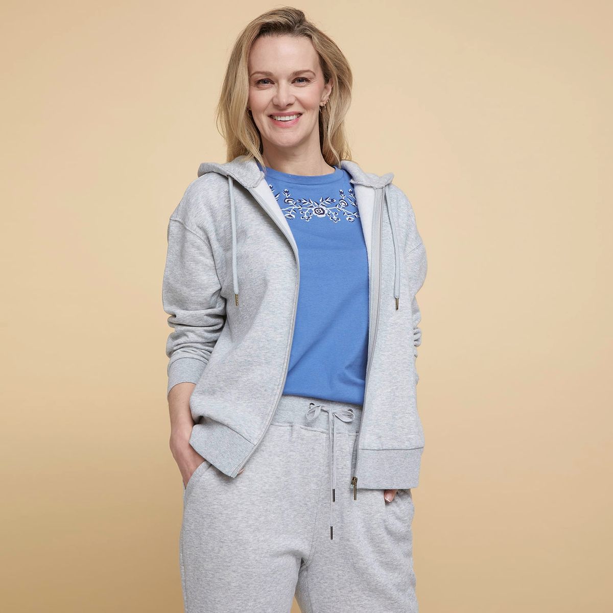 NEWPORT - Polerón Algodón Mujer Newport