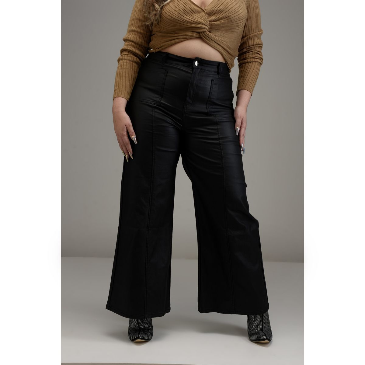 DAHLA - Dahla Jeans Wide Leg Tiro Alto Mujer