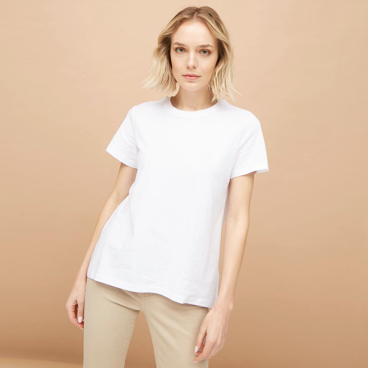 UNIVERSITY CLUB - University Club Polera Manga Corta Mujer