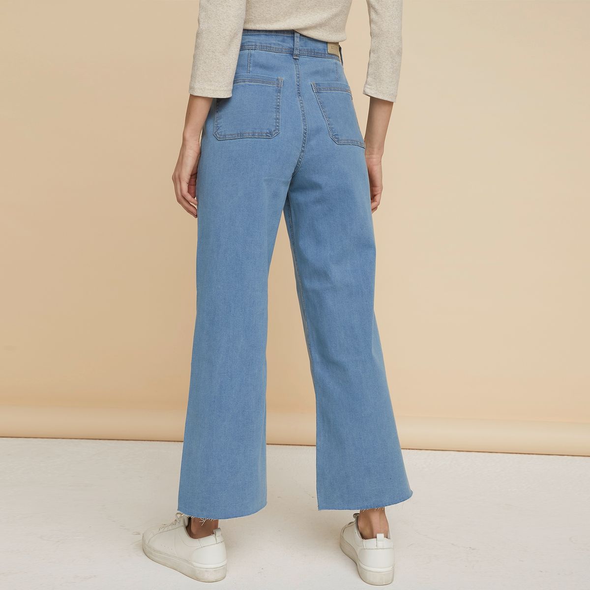 UNIVERSITY CLUB - Jeans Wide Leg Tiro Alto Mujer University Club