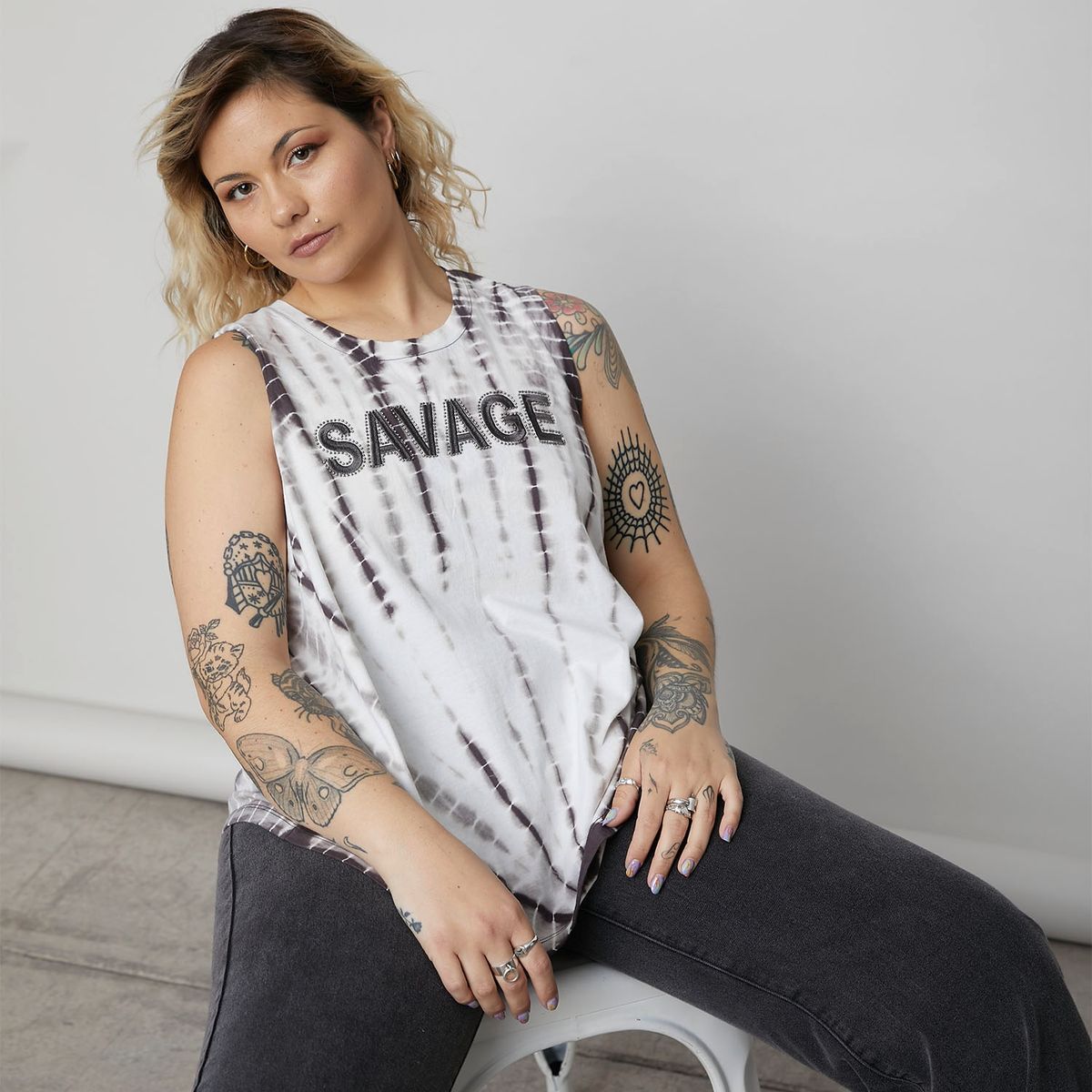 AMERICANINO - Americanino Polera Manga Corta Algodón Mujer