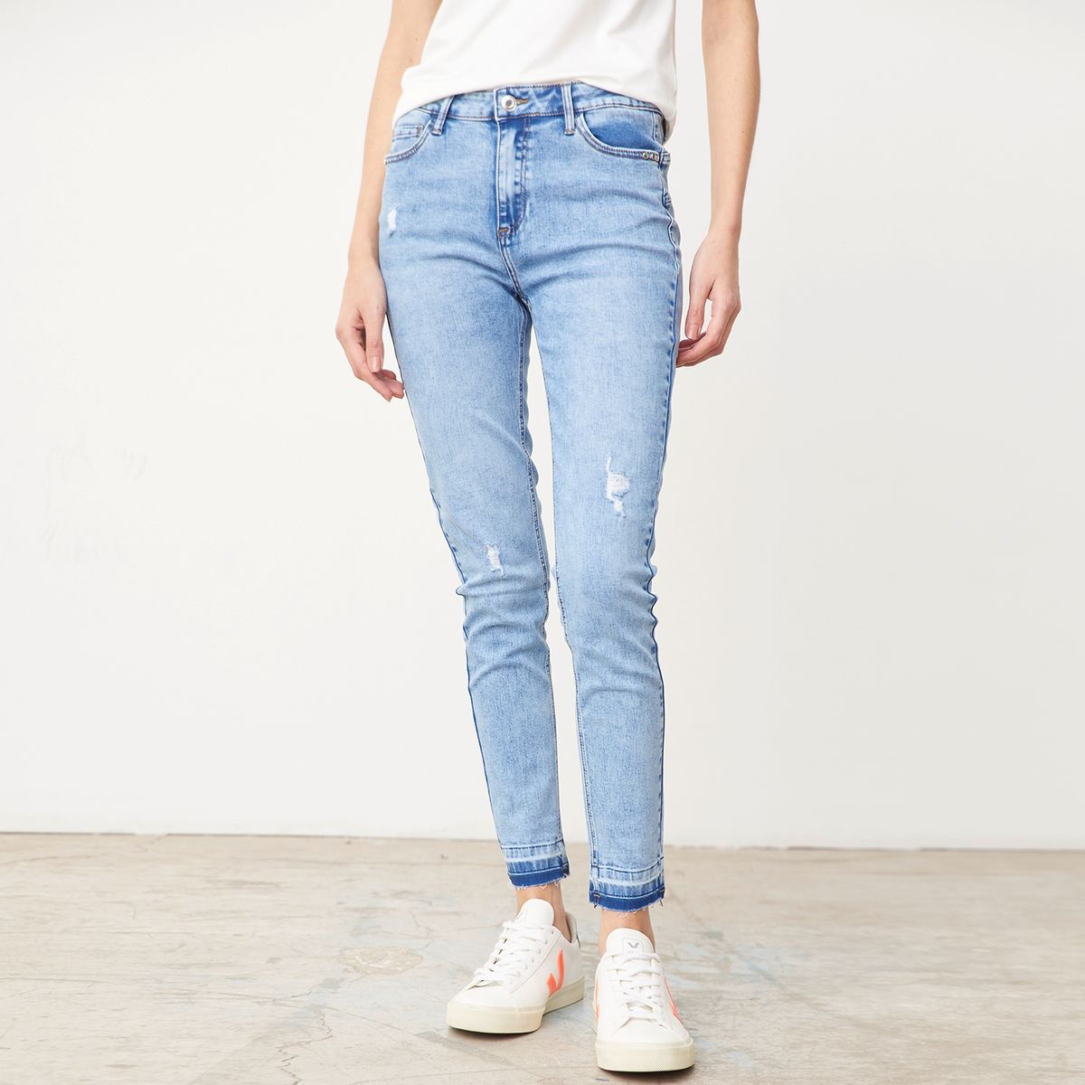 BASEMENT - Jeans Skinny Tiro Bajo Mujer Basement