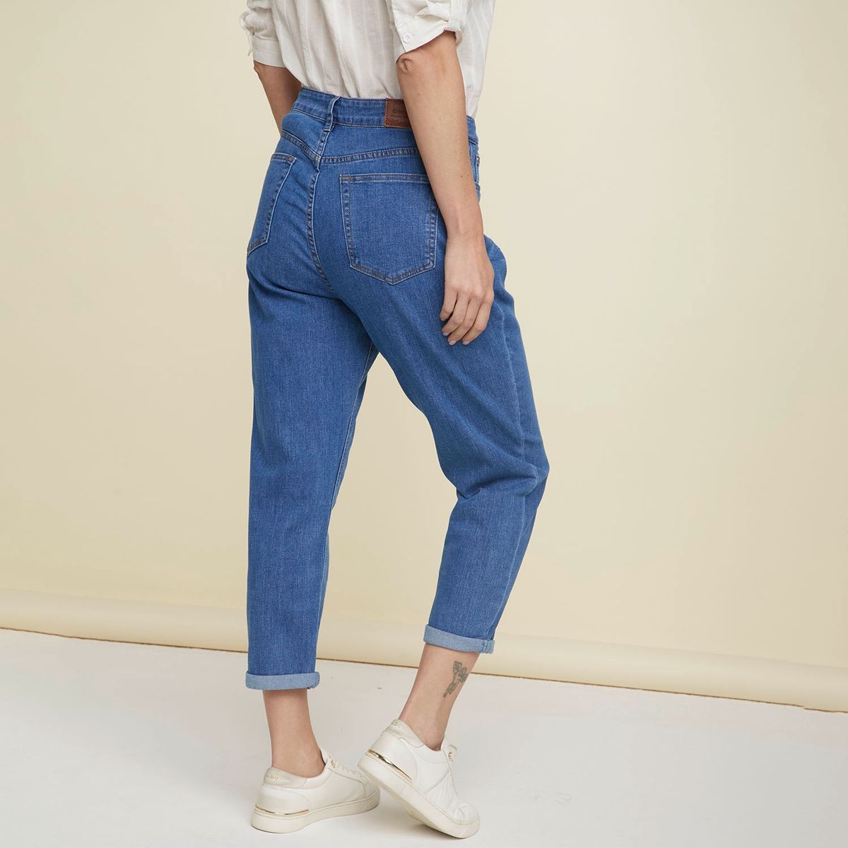NEWPORT - Jeans Mom Tiro Alto Mujer Newport
