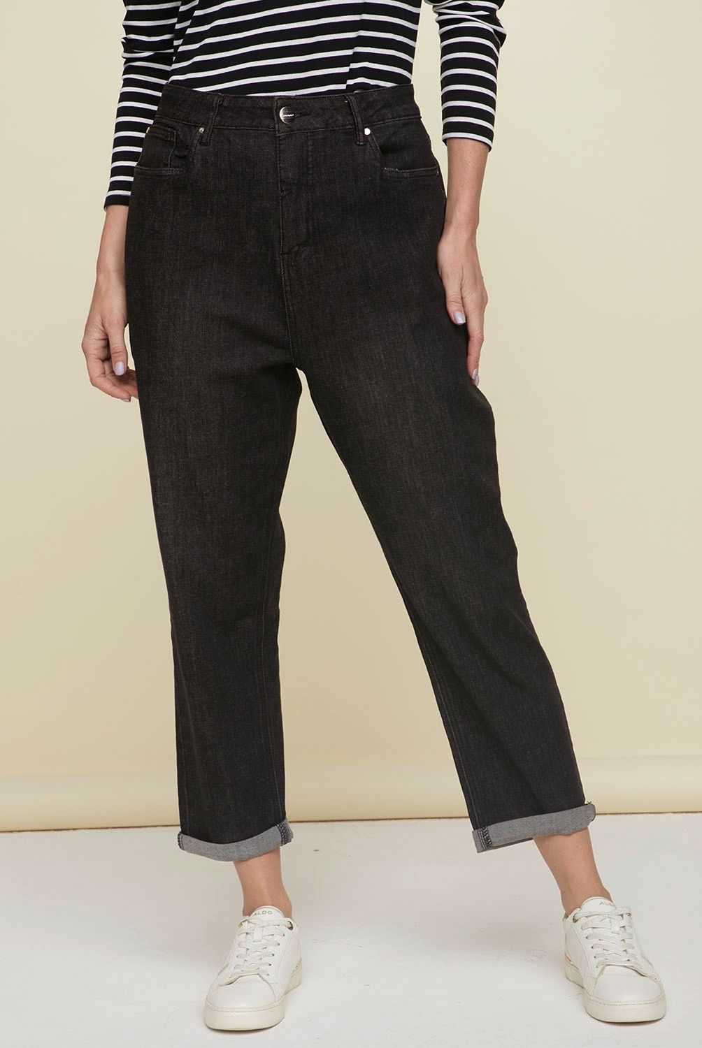 NEWPORT - Jeans Mom Tiro Alto Mujer Newport