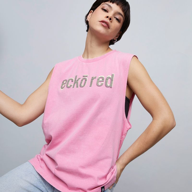 ECKO - Polera Sin Mangas Algodón Mujer Ecko