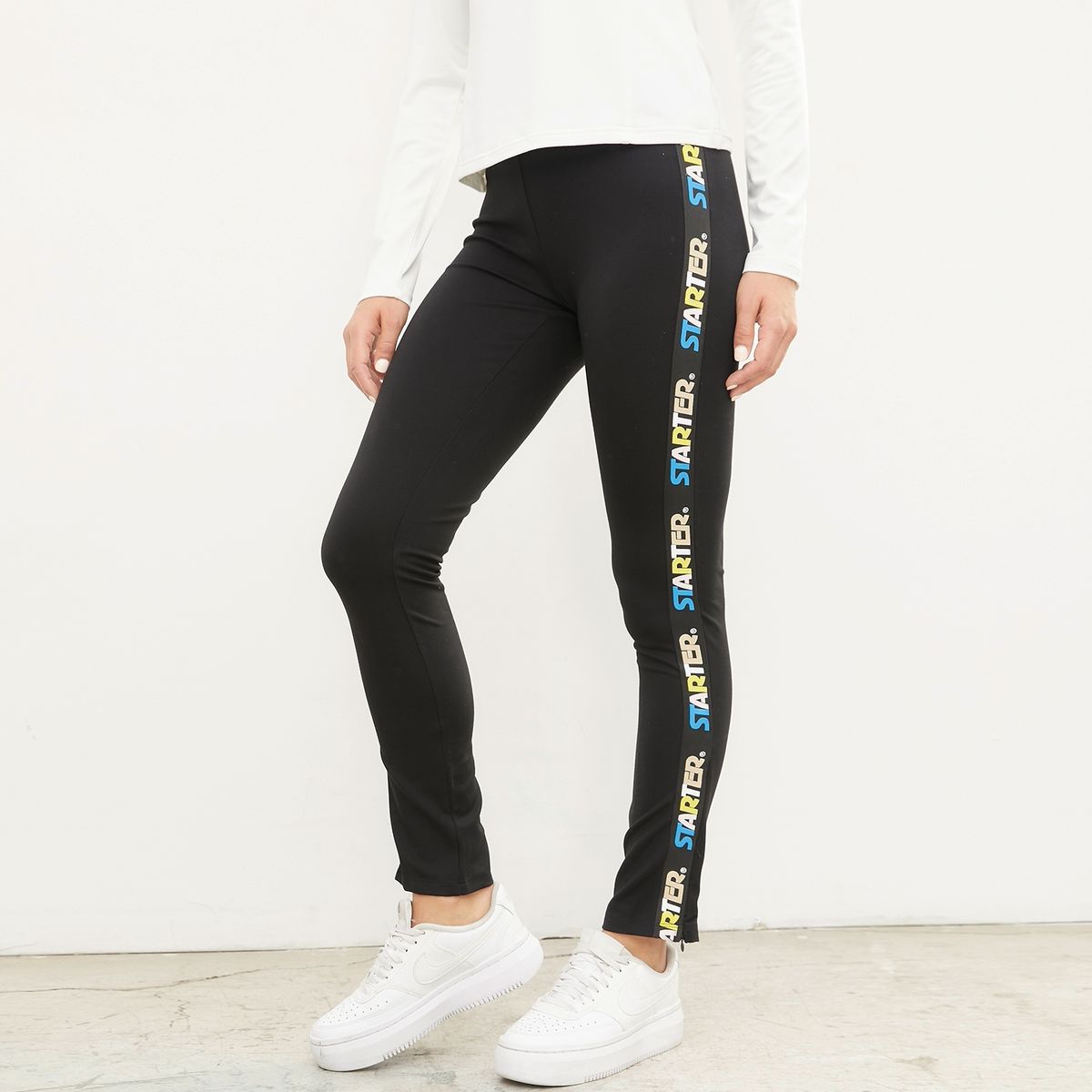 SYBILLA - Pantalón de Buzo Leggins Mujer Sybilla