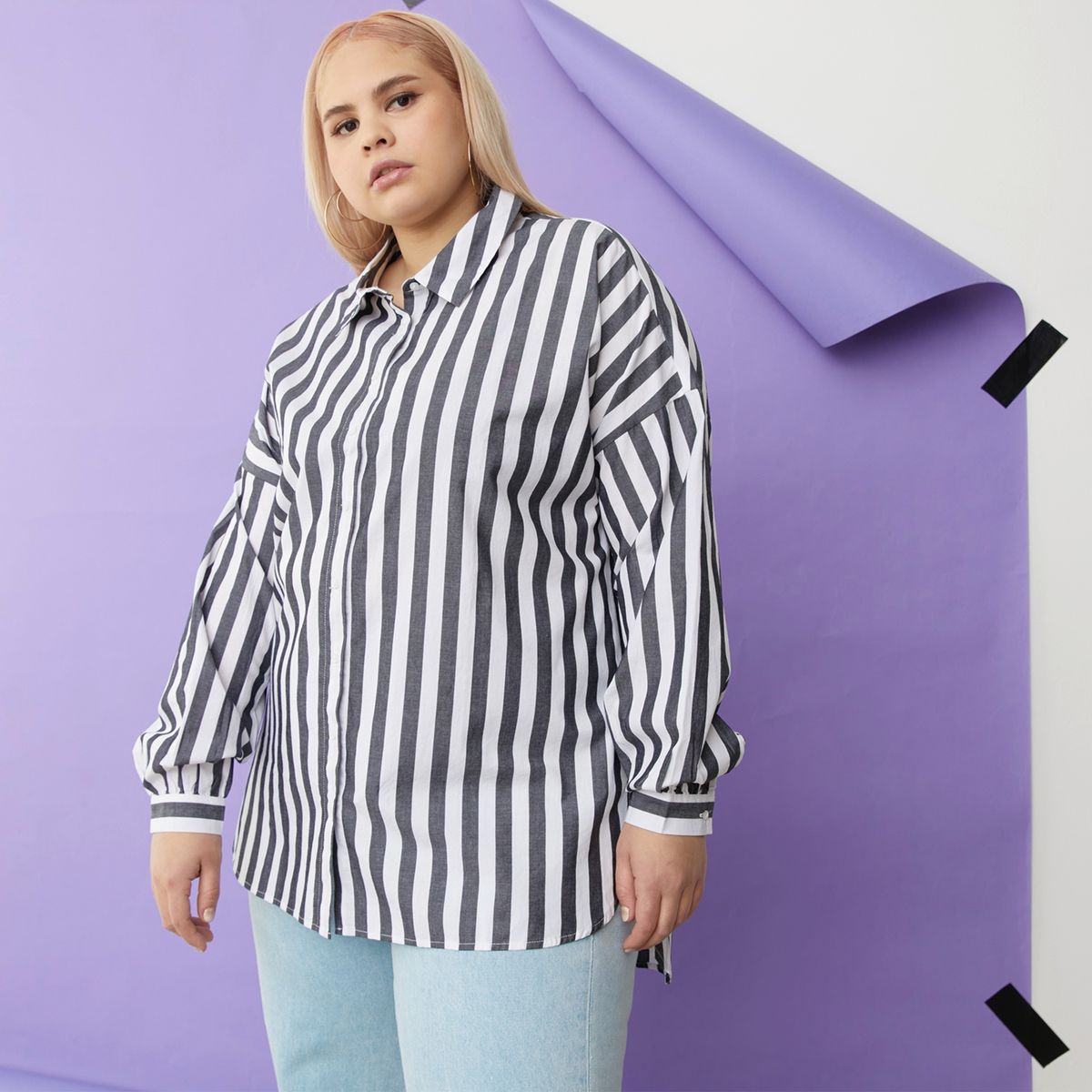 SYBILLA - Sybilla Blusa Manga Larga Algodón Mujer