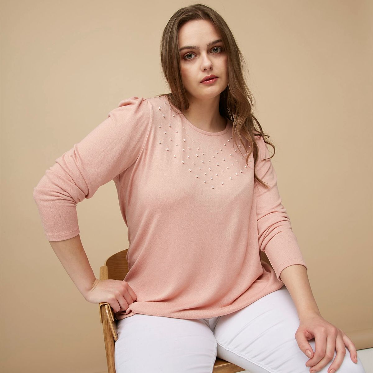 UNIVERSITY CLUB - University Club Polera Manga Larga Mujer