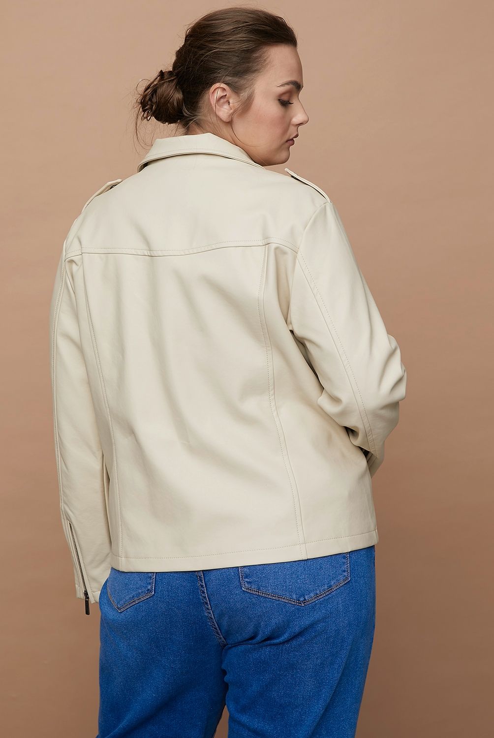 University Club - University Club Chaqueta De Cuero Mujer