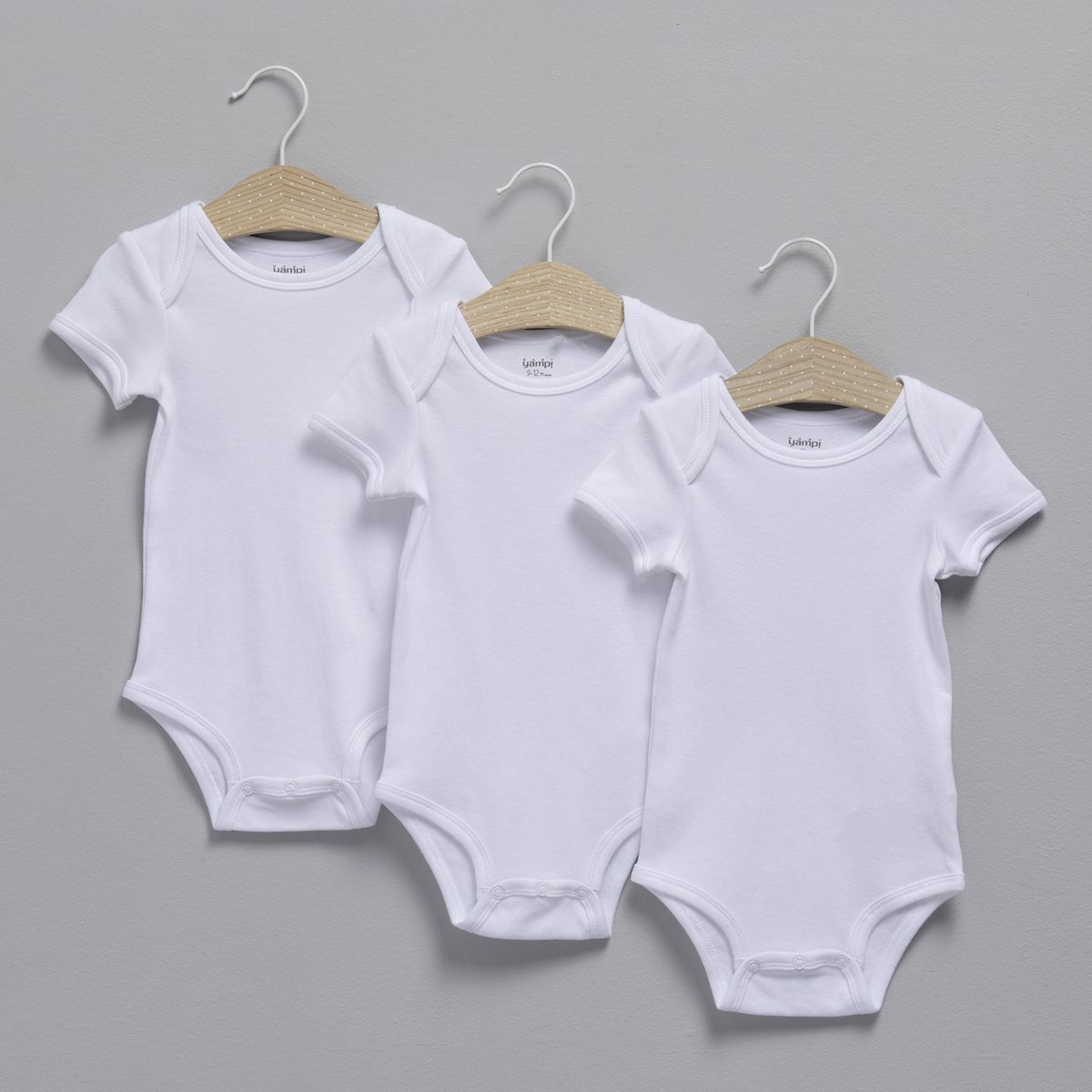 YAMP - Body Pack 3 Unidades Algodón Unisex Bebé Yamp