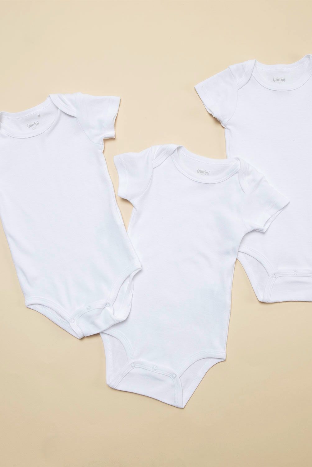 YAMP - Body Pack 3 Unidades Algodón Unisex Bebé Yamp