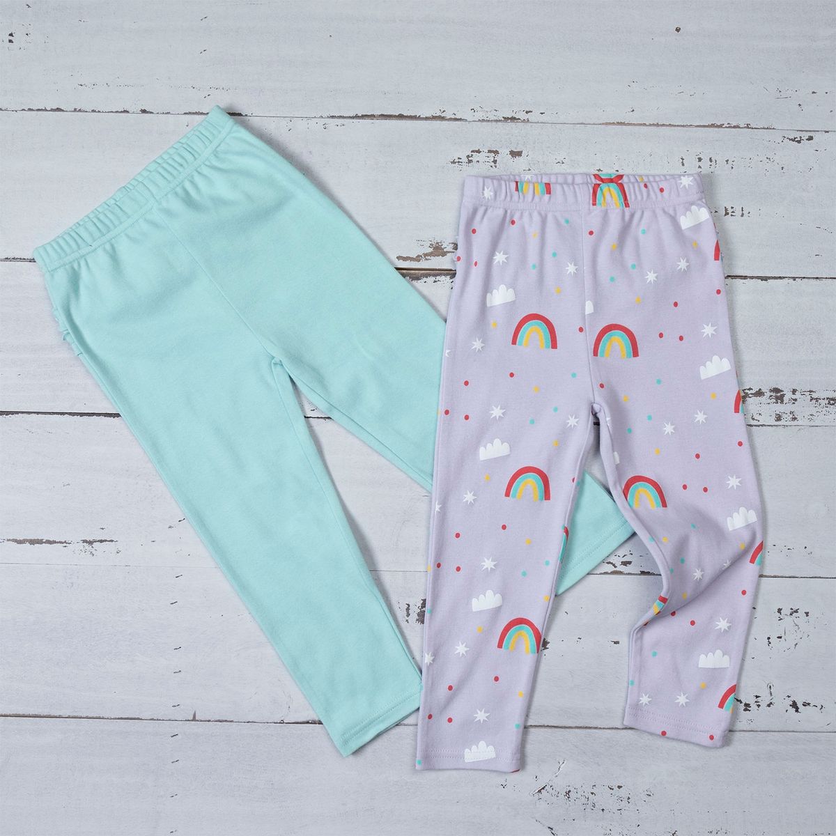 YAMP - Yamp Pantalón Pack De 2 Unidades Bebé Niña Algodón