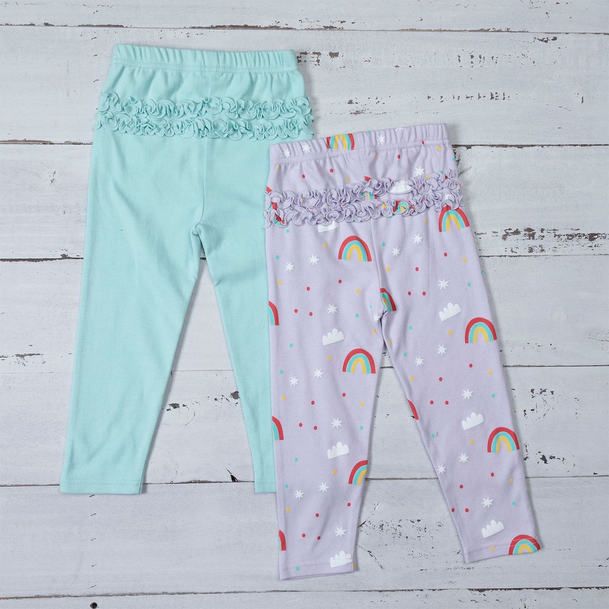 YAMP - Yamp Pantalón Pack De 2 Unidades Bebé Niña Algodón