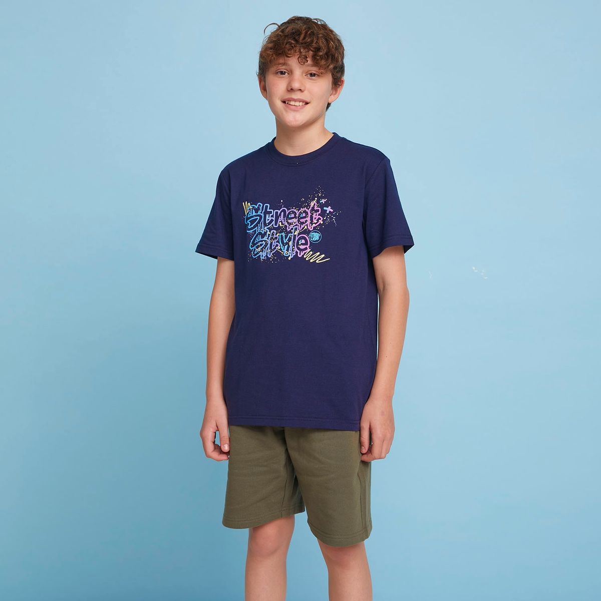 FEDERATION - Conjunto 2 Piezas Polera Manga corta + Short Niño Algodón Federation