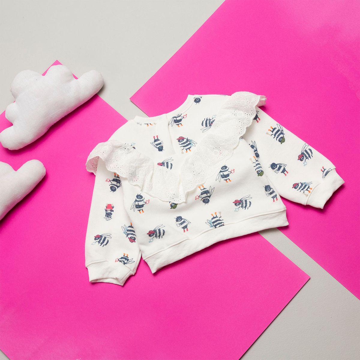 YAMP - Yamp Polerón Bebé Niña Algodón Afranelado